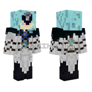 Dottore Blue Robes Minecraft skin