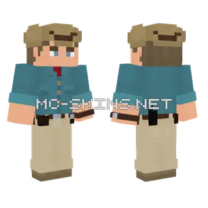 Dr Alan Grant Jurassic Park Minecraft skin