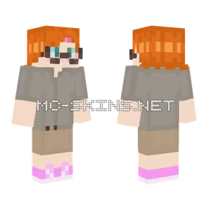Dr Bright Paleontologist Minecraft skin