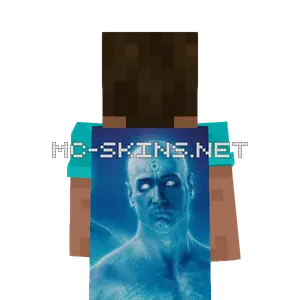 Dr Manhattan cape, outside and lining