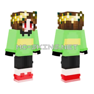 Dr W Flower Crown Minecraft skin
