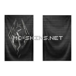 Dragonborn Emblem cape, outside and lining
