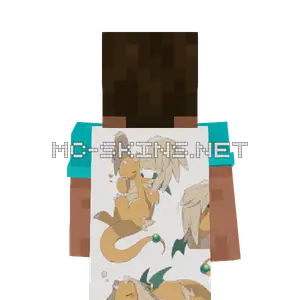 Dragonite Sleeping cape, outside and lining
