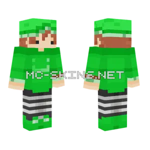 Dream Chibi Edition Minecraft skin