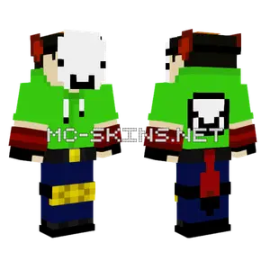 Dream Fox1hunter Minecraft skin
