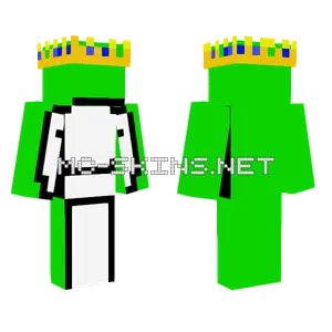 Dream Tribute Crown Minecraft skin