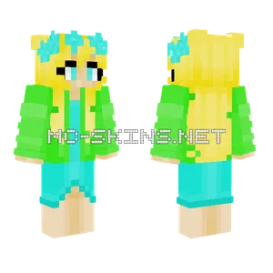 Dreamless Blue Outfit Minecraft skin