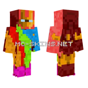 Drippy Iron Man Minecraft skin