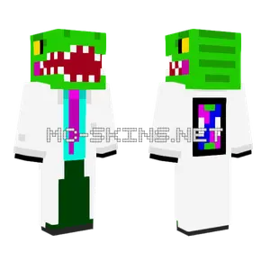 Drraptor Unbuttoned Labcoat Minecraft skin