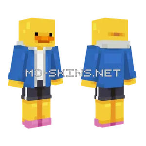 Duck Became Sans Minecraft skin