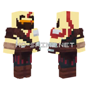 Duck Kratos Minecraft skin