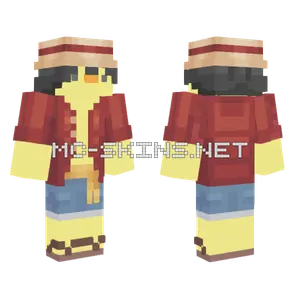 Duck Luffy Minecraft skin