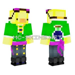 Ducky Turned Into Duck Minecraft skin