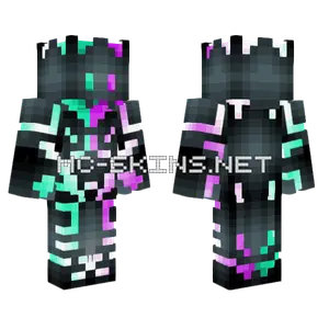 Duel Color Robot Minecraft skin