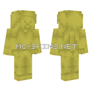 Dull Brass Yellow Steve Minecraft skin