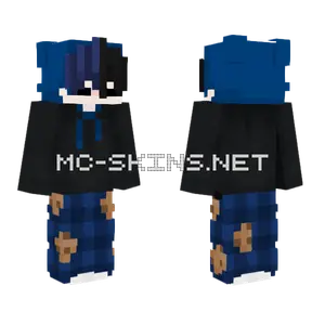 Dumarox Blue Plaid Minecraft skin