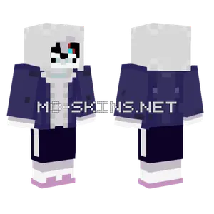 Dusttale Sans Minecraft skin