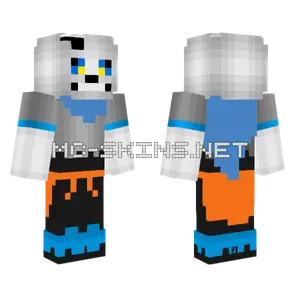 Dusttrust Sans Phase 2 Minecraft skin