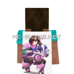 D.Va cape, outside and lining