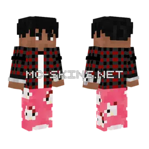 Dvil Hello Kitty Outfit Minecraft skin
