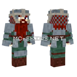 Dwarf Warrior Minecraft skin
