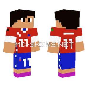 Dyckna Seleccion Chilena Minecraft skin