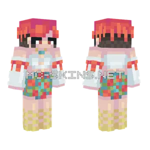 Dynamite Girl Minecraft skin