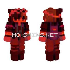 Dystopia Red Demon Minecraft skin