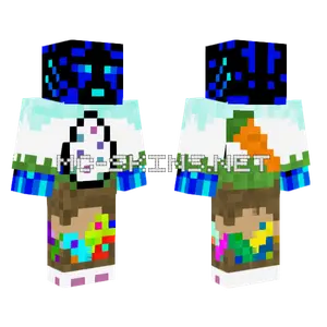 Easter Frozen Demon Minecraft skin