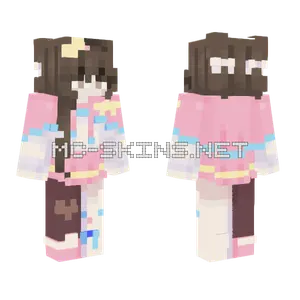Easter Time Girl Minecraft skin