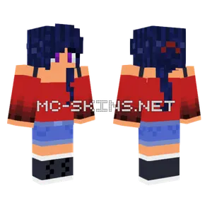 Echo77079 Blue And Red Outfit Minecraft skin
