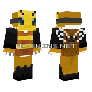 Eggster Bee Costume Minecraft skin