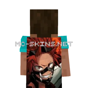 Eijirou Kirishima cape, outside and lining