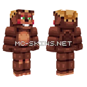 El Chip FNAF Pizzeria Simulator Minecraft skin
