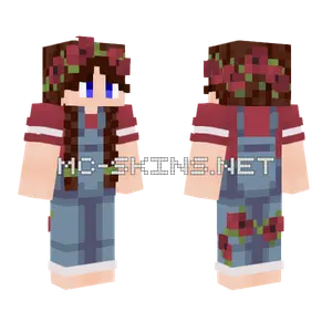 Elametowel Flower Girl Minecraft skin