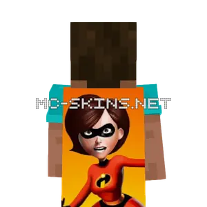 Elastigirl cape, outside and lining