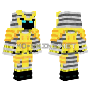 Electric Samurai Minecraft skin