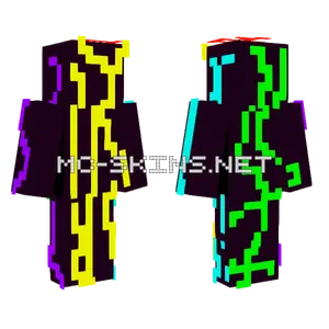 Electro Party Time Minecraft skin