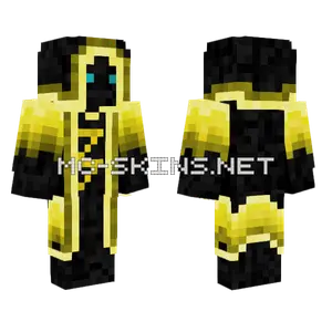 Electromage With Glow Effects Minecraft skin