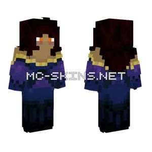 Elegant Purple Castle Ravenloft Minecraft skin