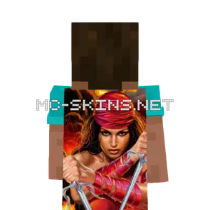 Elektra cape, outside and lining