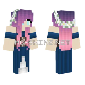 Elf Girl Steve Minecraft skin