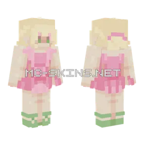 Elina Pink Outfit Minecraft skin