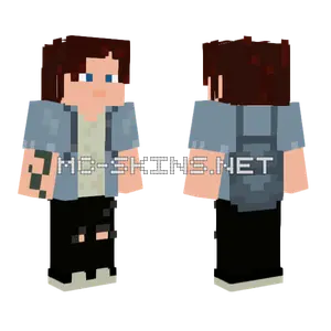 Ellie Tlou 2 Updated Minecraft skin
