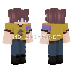 Ellis L4D2 Minecraft skin