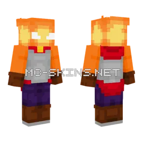 Ember Knights Guardian Bow Knight Minecraft skin