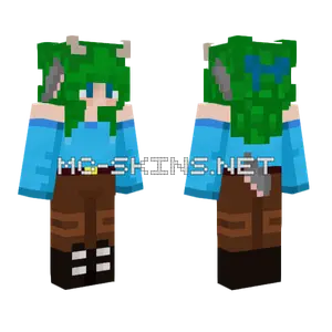 Emerald Sheep 2 Minecraft skin