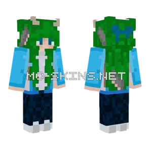 Emerald Sheep Girl Minecraft skin