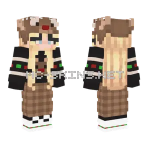 Emi Navidad Peluca Minecraft skin