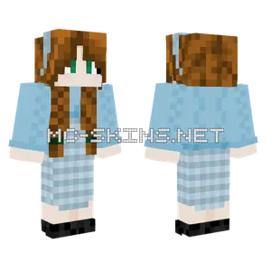 Emicanplay Blue Dress Minecraft skin